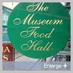 Museum Food Hall Sign