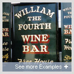 Traditional Sign Central London